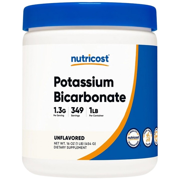 Supliment nutritiv Nutricost Bicarbonat de potasiu, 454 grame
