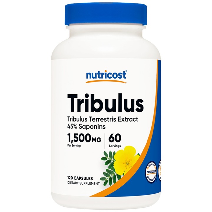 Supliment alimentar Nutricost Tribulus Extract 1500 mg, 120 capsule