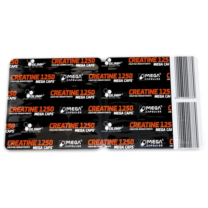 Хранителна добавка Olimp Sport Nutrition Creatine Mega Caps 1250, 30 капсули