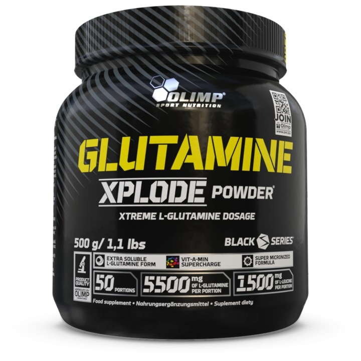 Хранителна добавка Olimp Sport Nutrition GLUTAMINE XPLODE, Ананас, 500 грама