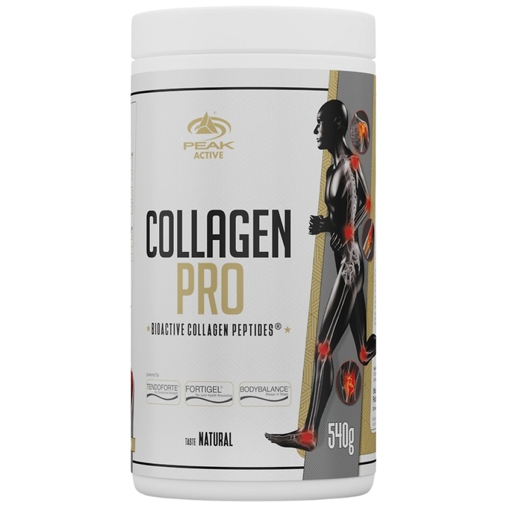 Хранителна добавка PEAK Collagen Pro / Bioactive Collagen Peptides, Натурален, 540 грама