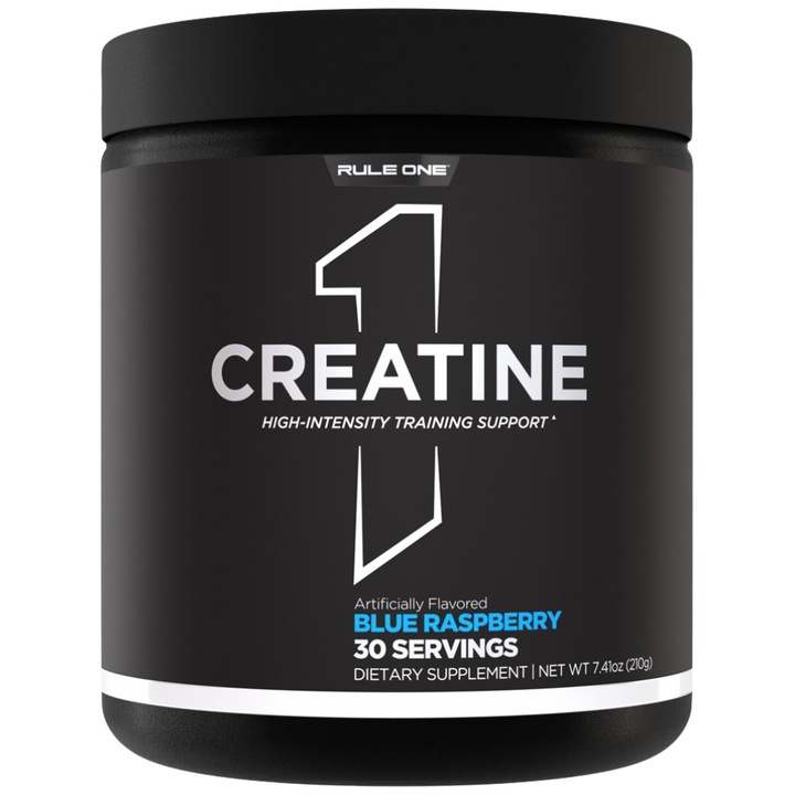 Rule1 étrend-kiegészítő Creatine 100 Micronized, Blue Raspberry, 150 gramm