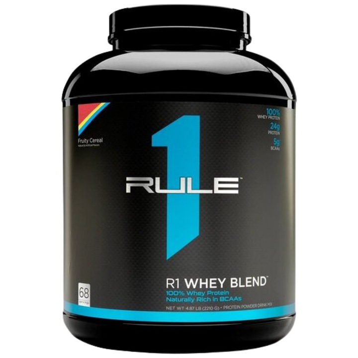 Supliment alimentar Rule1 R1 Whey Blend, cereale fructate, 2176-2312 grame