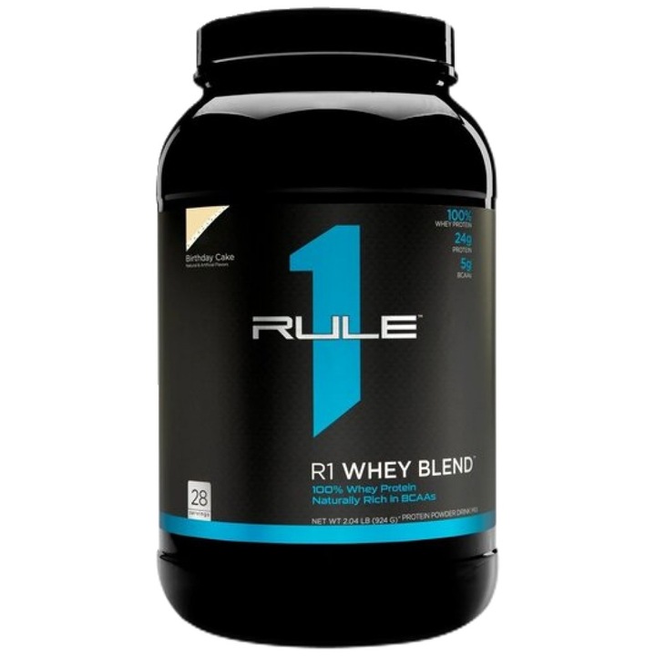 Supliment alimentar Rule1 R1 Whey Blend, Tort, 884-938 grame