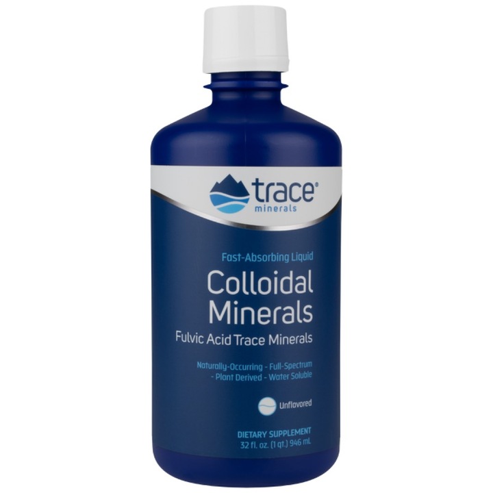 Étrend-kiegészítő Trace Minerals kolloid ásványi anyagok, ízesítetlen, 946 ml