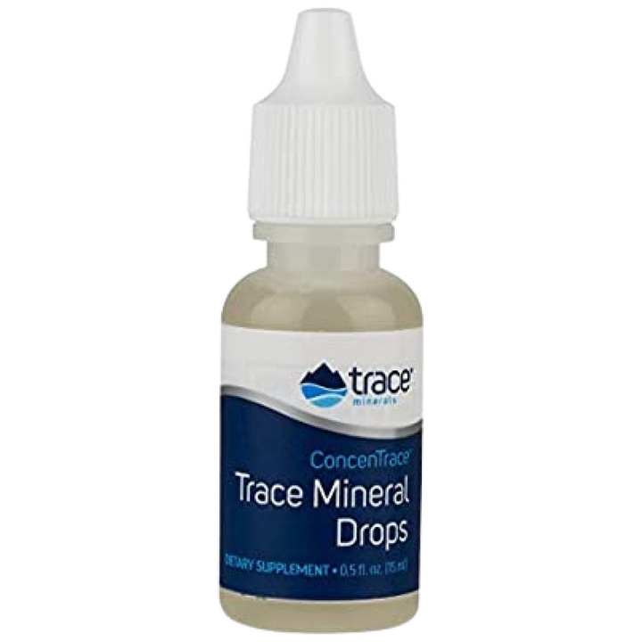 Étrend-kiegészítő Trace Minerals ConcentrTrace / Trace Mineral Drops, 15 ml