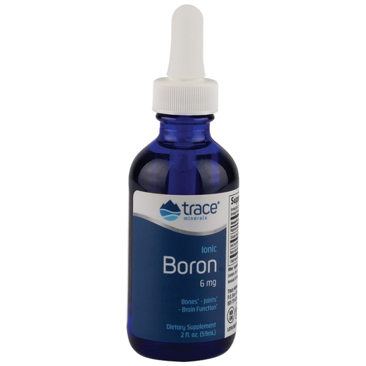 Étrend-kiegészítő Trace Minerals Ionic Boron 6 mg, 59 ml