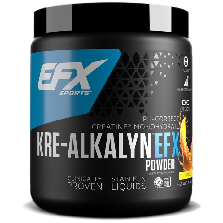 Étrend-kiegészítő All American EFX Kre-Alkalyn EFX por, ízesítetlen, 210-220 gramm