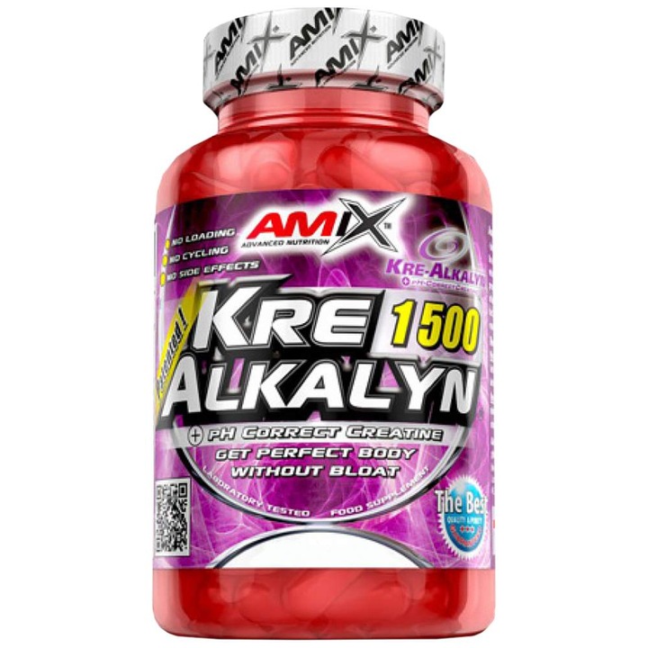Хранителна добавка AMIX Kre Alkalyn 1500, 220 капсули