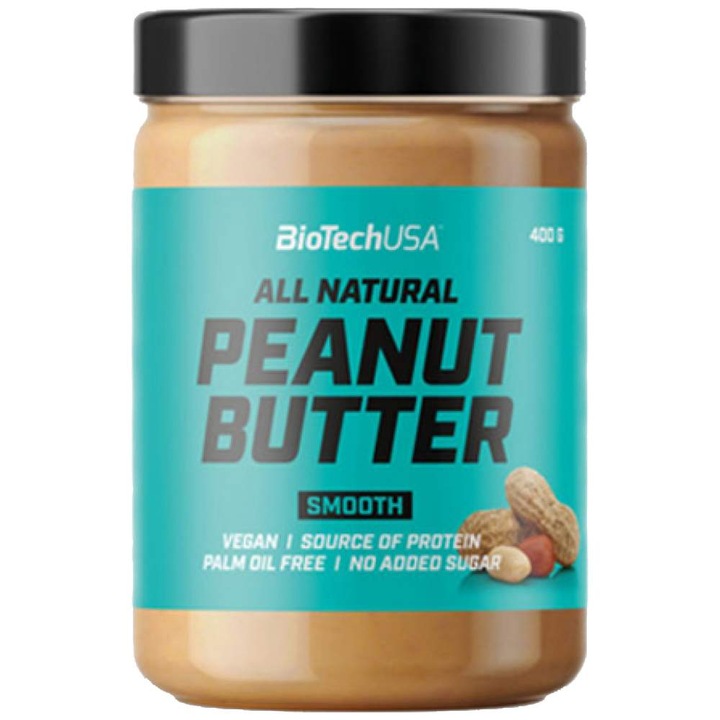 Supliment alimentar BioTech USA Peanut Butter Smooth, 400 grame