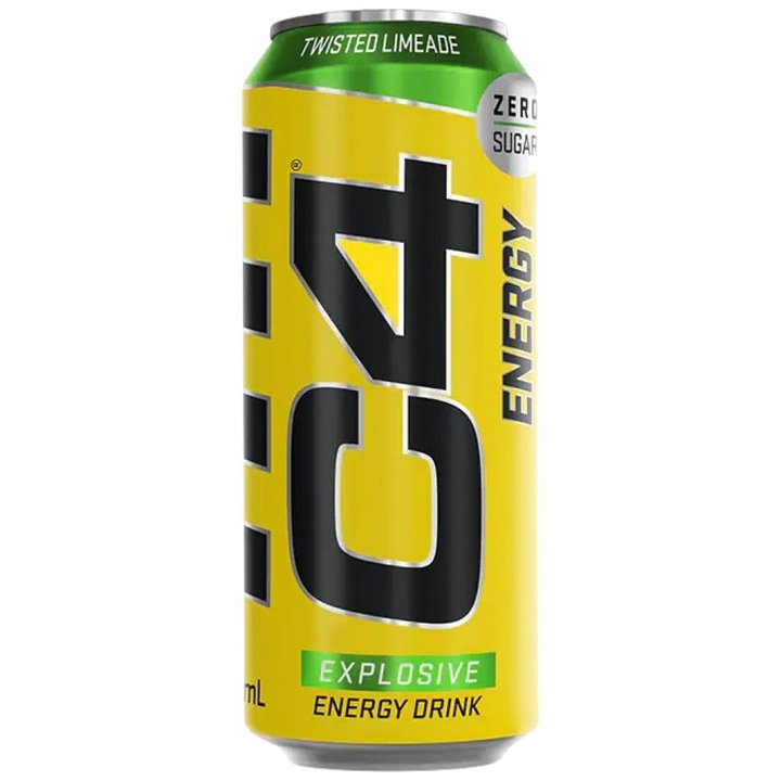 Хранителна добавка Cellucor C4 Explosive Energy Drink, Twisted Limeade, 500 мл