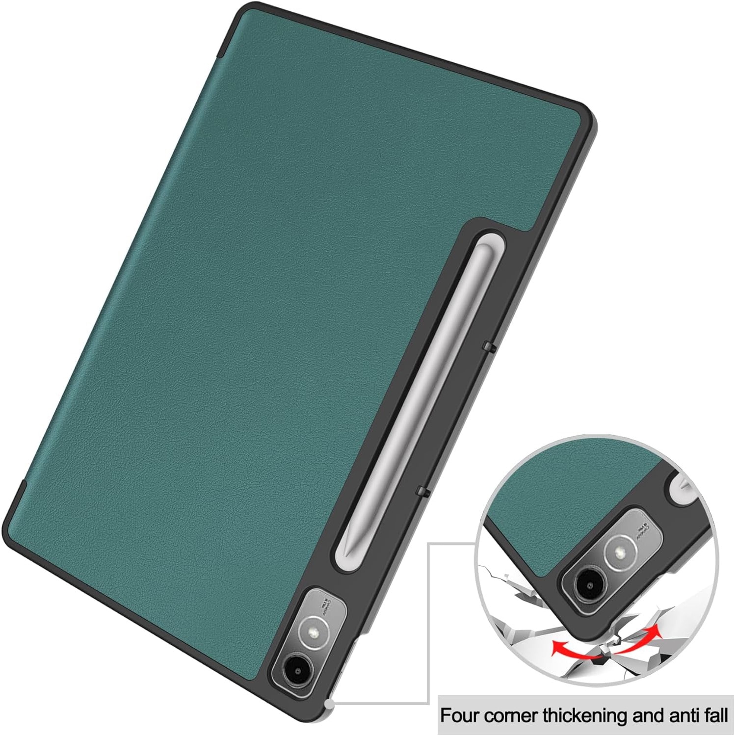 Husa de protectie pentru tableta, potrivita pentru LenovoTab P12， 12.7inch （2023），VIENOD®, Verde