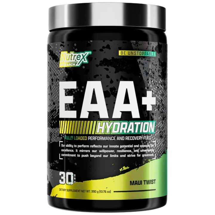 Supliment nutritiv Nutrex EAA plus Hydration, Maui Twist, 390 grame