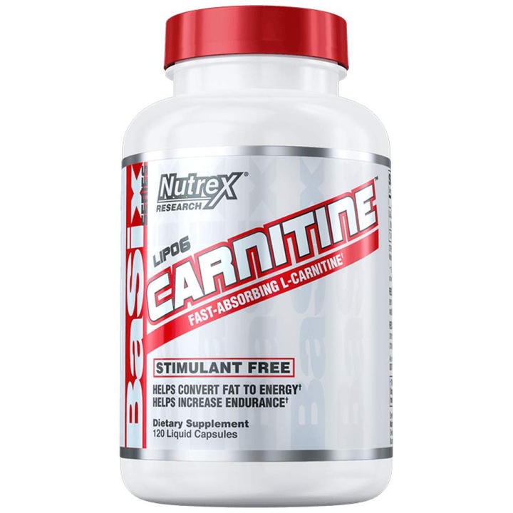 Supliment alimentar Nutrex Lipo 6 / L-Carnitina, 120 capsule de gel