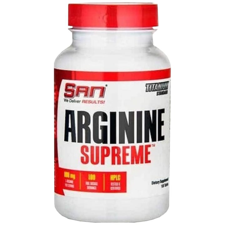 Хранителна добавка SAN Arginine Supreme, 100 Таблетки