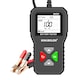 Tester Diagnoza Baterie Auto, Axroad Mall, 6V/12V/24V, Ecran LCD, Live Data, Protectia conexiunii inverse, Design anti-alunecare, Portabil, Pentru masini, motociclete, masina de tuns iarba, Plastic, Gri inchis