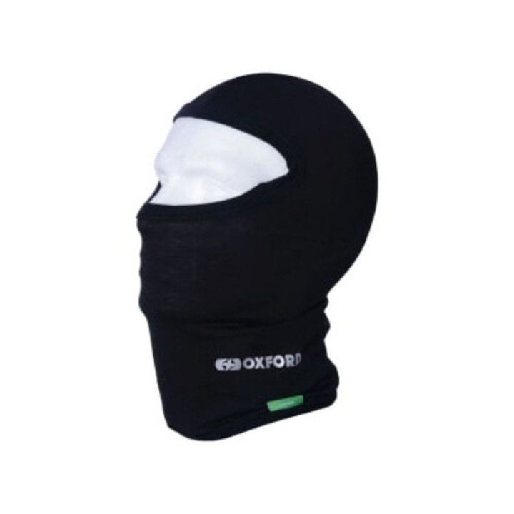 Cagula moto neagra OXFORD 100% bumbac, marime universala