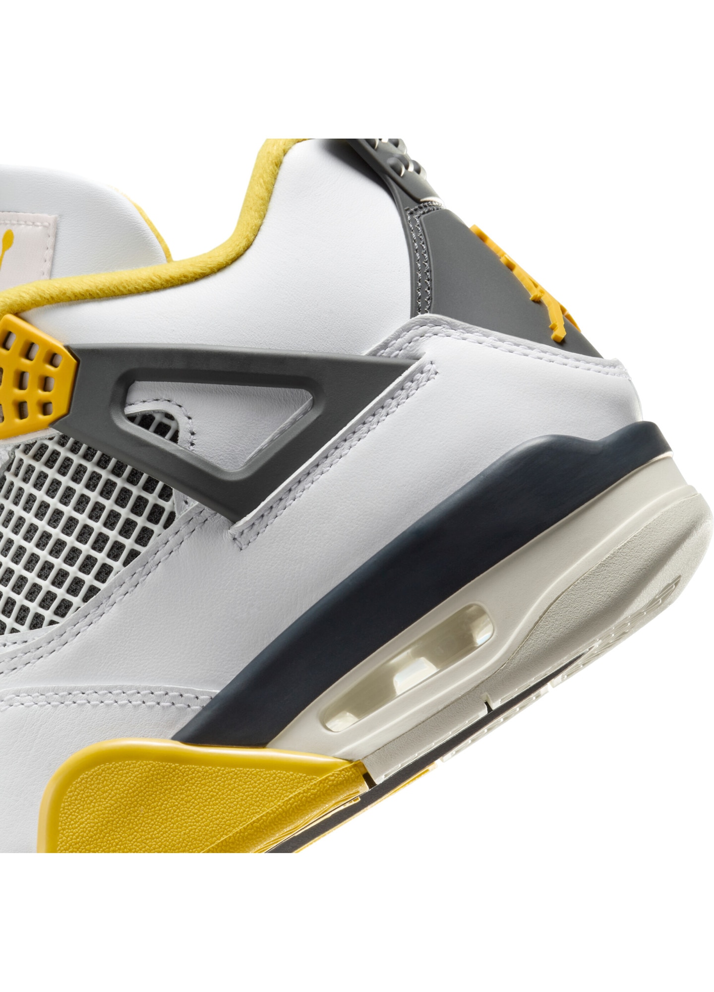 Pantofi sport, Nike, Air Jordan 4 Retro Vivid Sulfur W, Galben