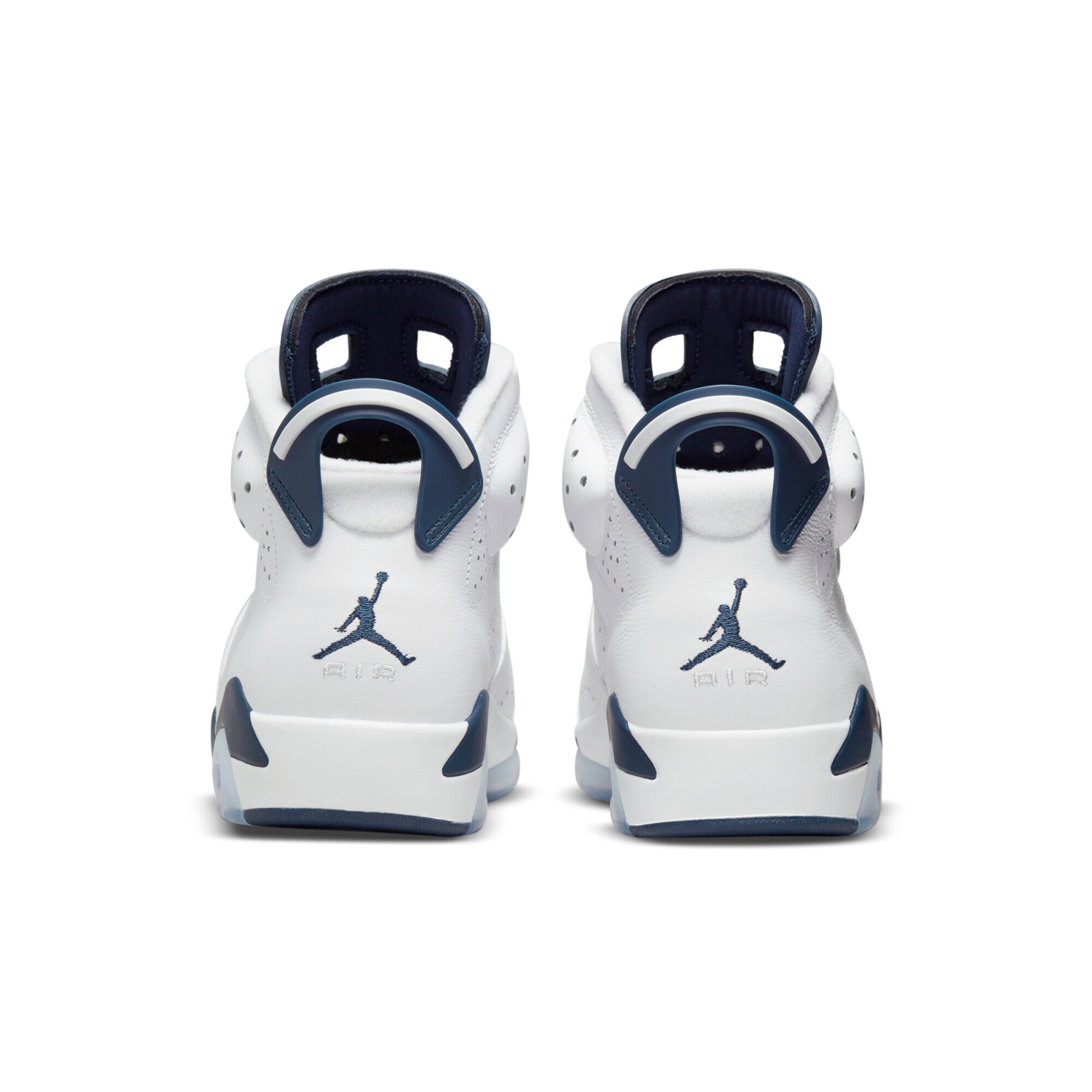 Pantofi sport, Nike, Air Jordan 6 Retro Midnight Navy, Alb, 42.5