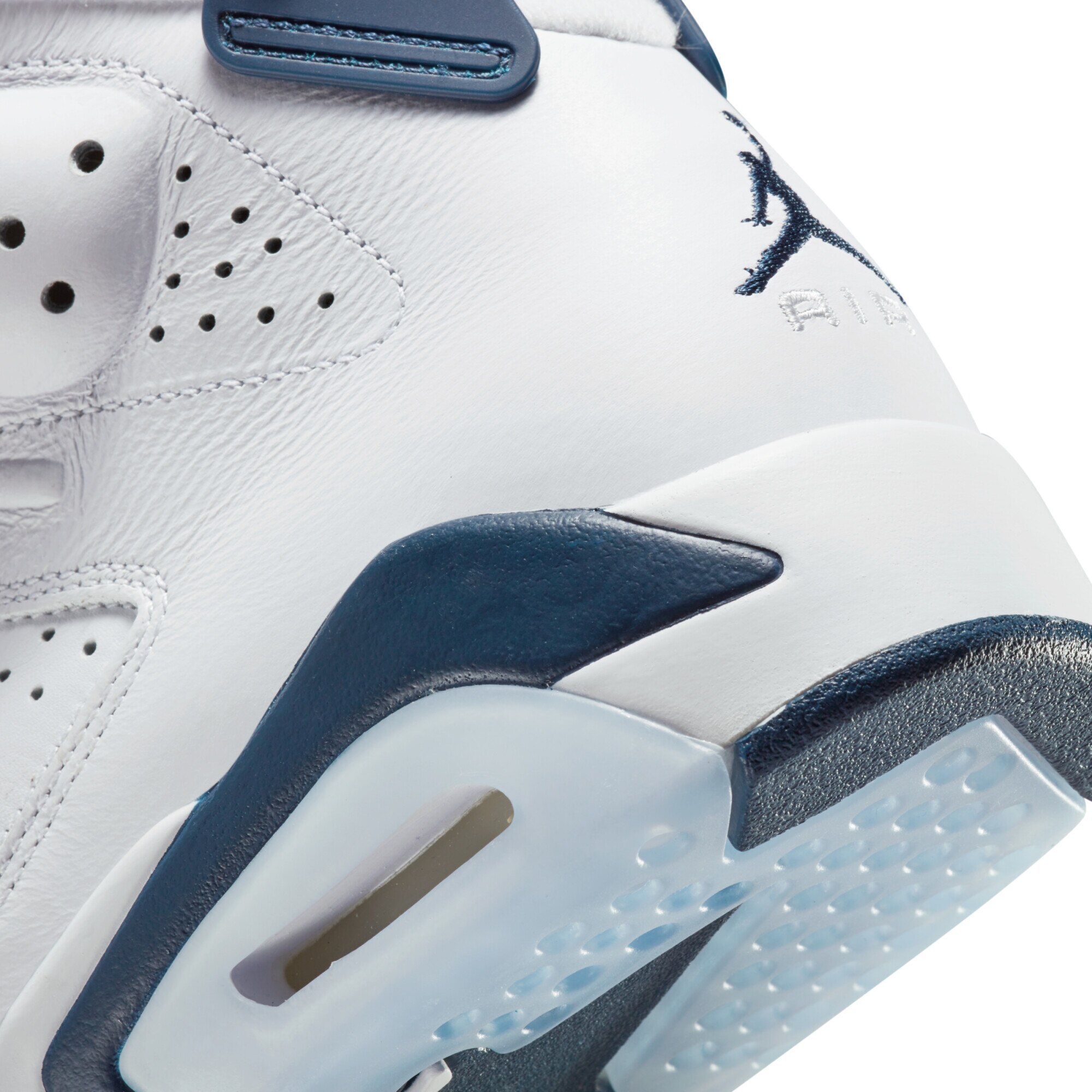 Pantofi sport, Nike, Air Jordan 6 Retro Midnight Navy, Alb, 42.5