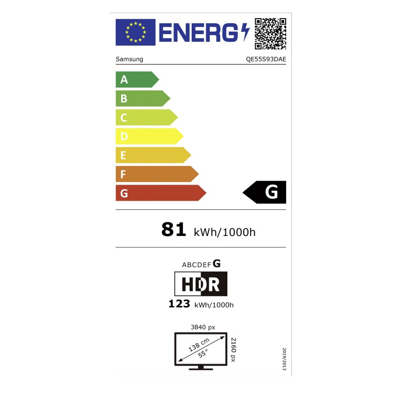 Televizor Samsung OLED QE55S93DAEXXN, 138 cm. Smart TV