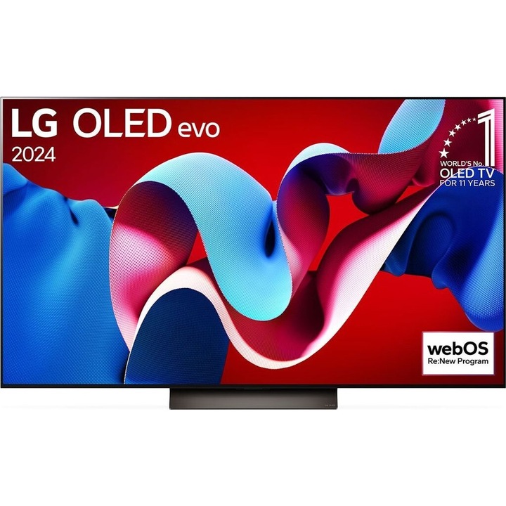 Televizor OLED EVO LG OLED83C49LA (2024), Smart TV 4K UHD, ALPHA9 Gen7 AI, 210 cm, Negru