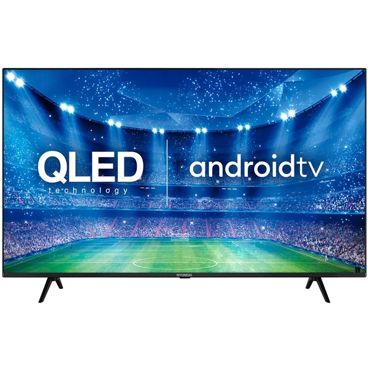 Televizor QLED Hyundai 109 cm (43") QLX43840G, Ultra HD 4K, Smart TV, WiFi, CI+, Negru