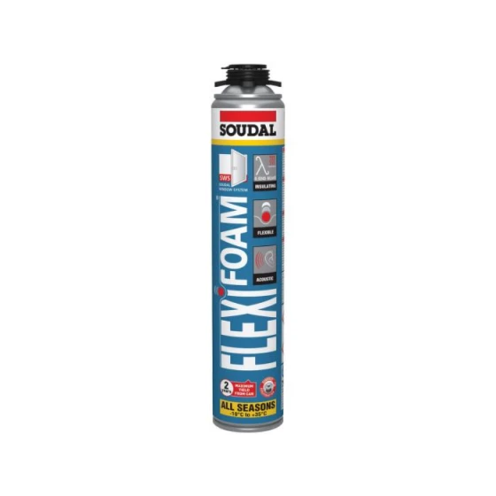 Spuma flexibila Soudal Flexifoam, filet, 750 ml