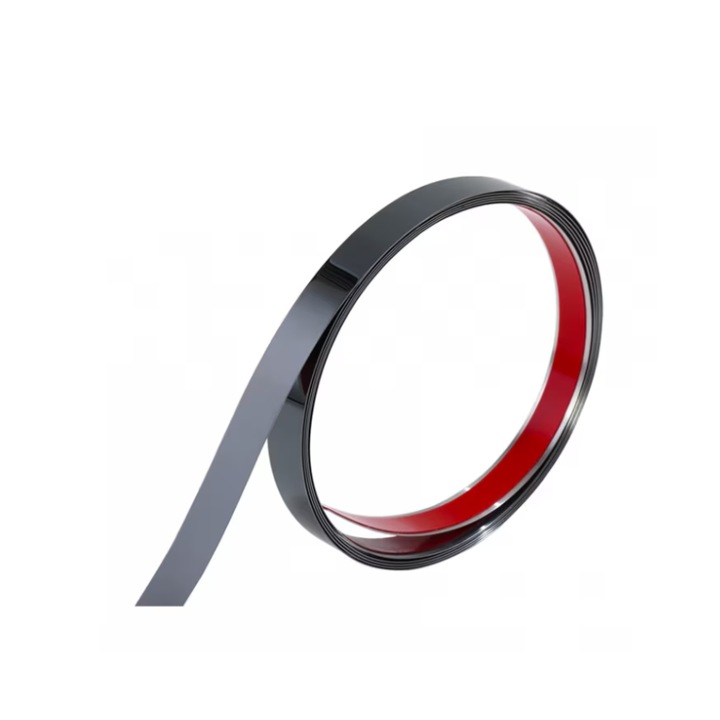 Декоративна самозалепваща лента за интериор и екстериор, неръждаема стомана със силно 3M самозалепващо се покритие, размер 3 x 500 см, черна, ОРИГИНАЛНИ СДЕЛКИ