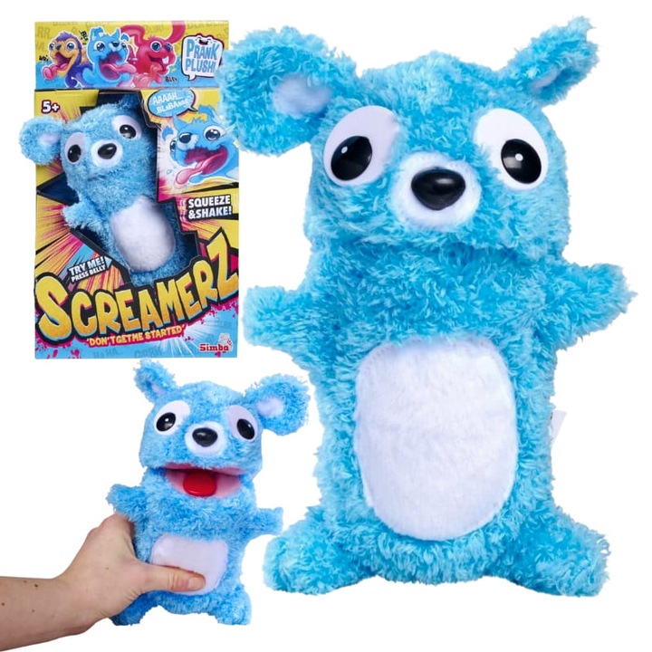 Плюшено мече Interactive, Screamerz, Prank, Весели звуци, Interactivity, Blue