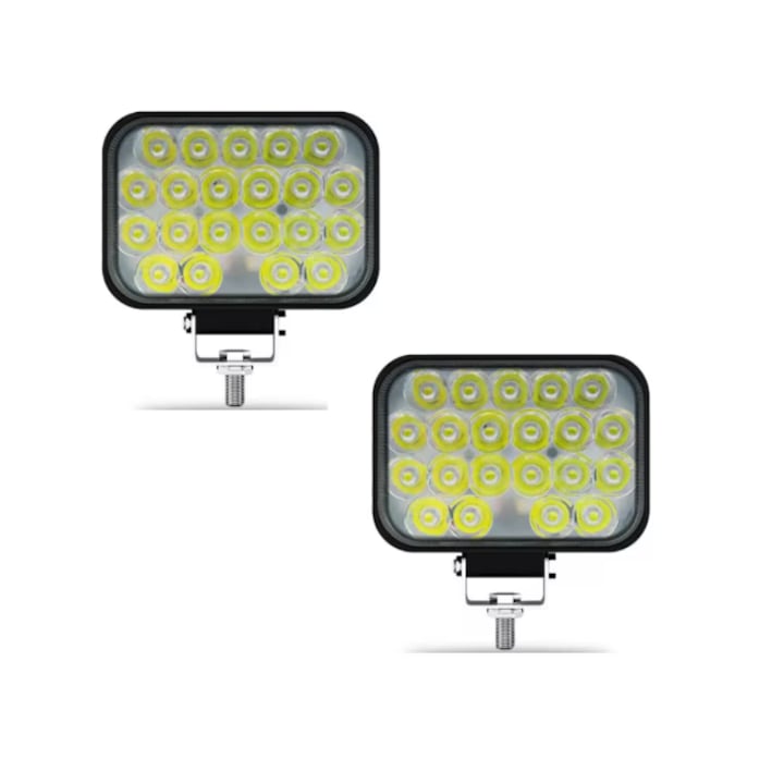 Комплект 2x OFF-ROAD автомобилен LED проектор 21LED, 63W, 3'', INELAG, 12V-24V, 6000K