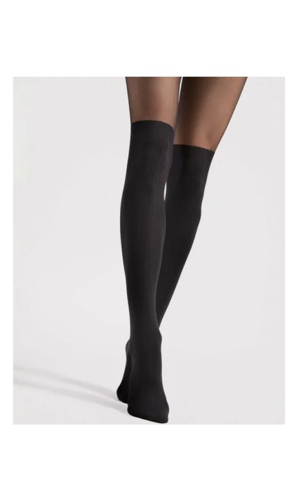 Ciorapi Fiore Eterno 30 Den, Black, Negru