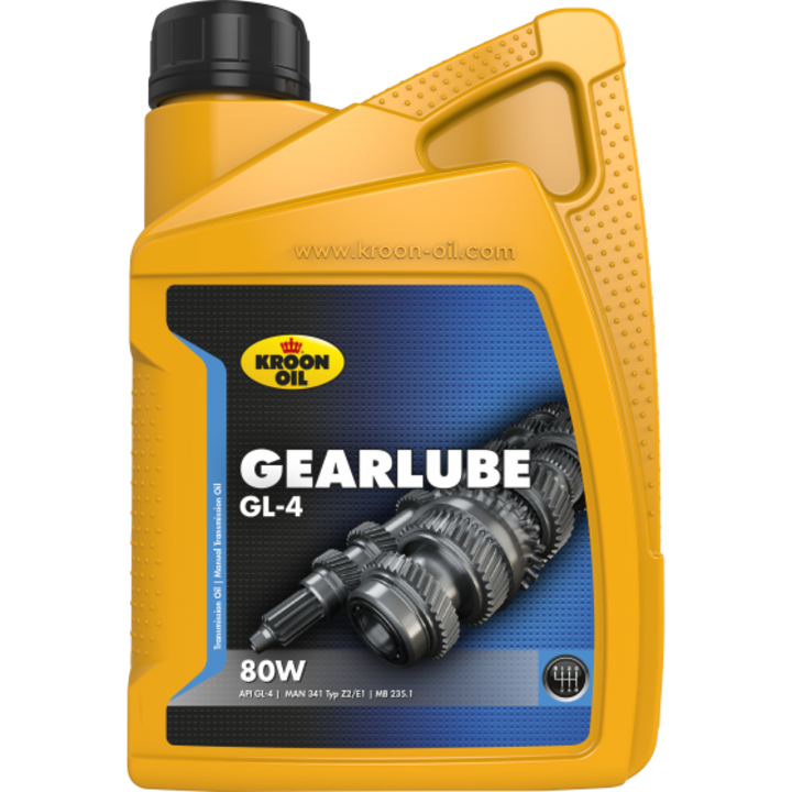 Ulei transmisie mecanica KROON OIL Gearlube GL-4 80W 01209, volum 1 litru, mineral
