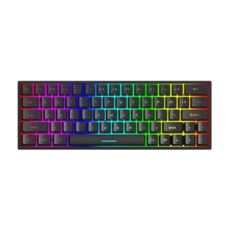 Клавиатура Marvo безжична механична геймърска клавиатура Wireless Gaming Mechanical keyboard Shogo 63W - KG955W - Bluetooth 5.0, 2.4G MARVO-KG955W