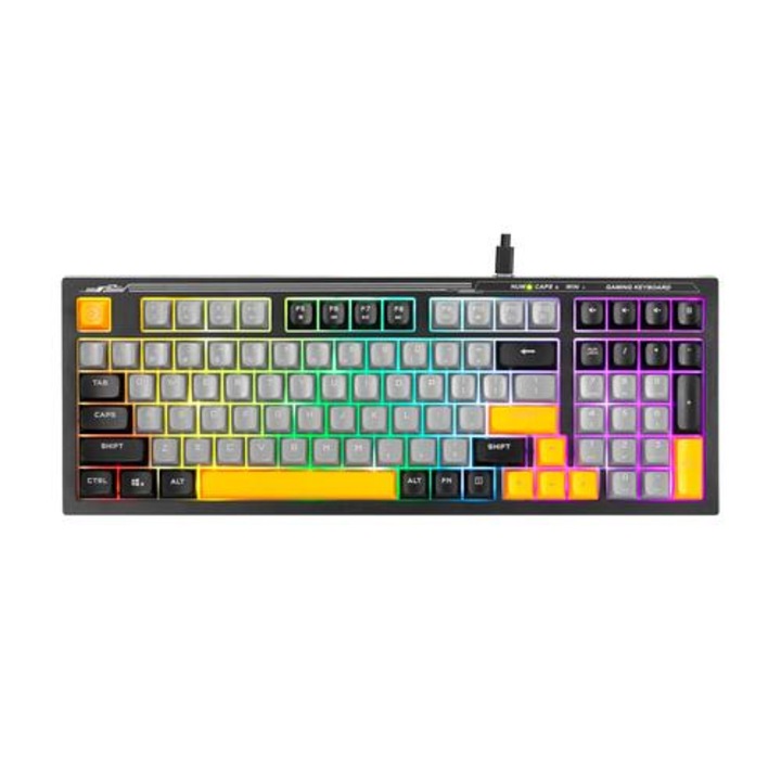 Геймърска клавиатура Marvo Soldat S50B, Черен, USB