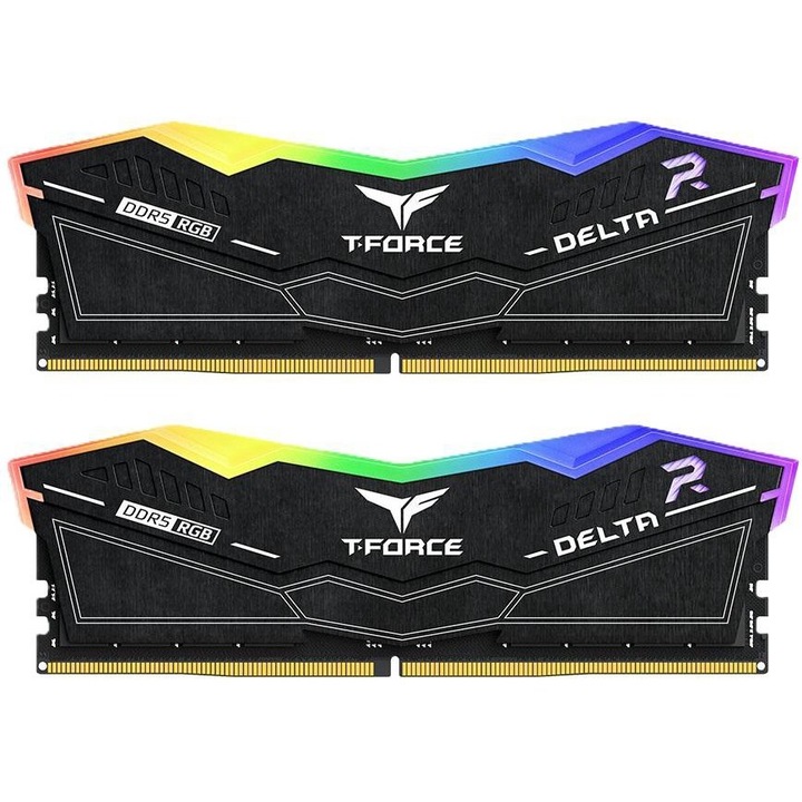 Памет Team Group T-Force Delta RGB DDR5 32GB (2x16GB) 6400MHz CL32
