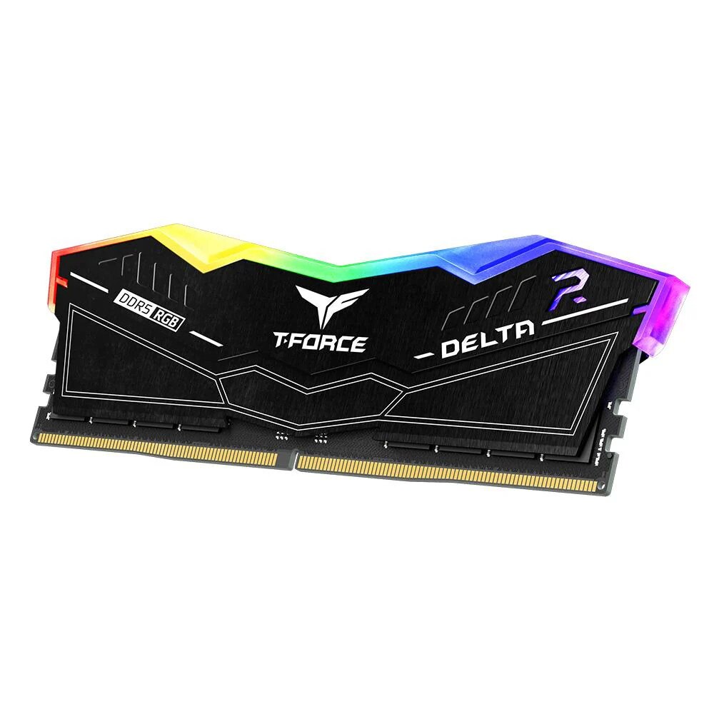 新品 T-FORCE DELTA DDR5 32GB(16×2) 6400MHz Memorie Team Group T-Force Delta RGB DDR5 32GB (2x16GB) 6400MHz