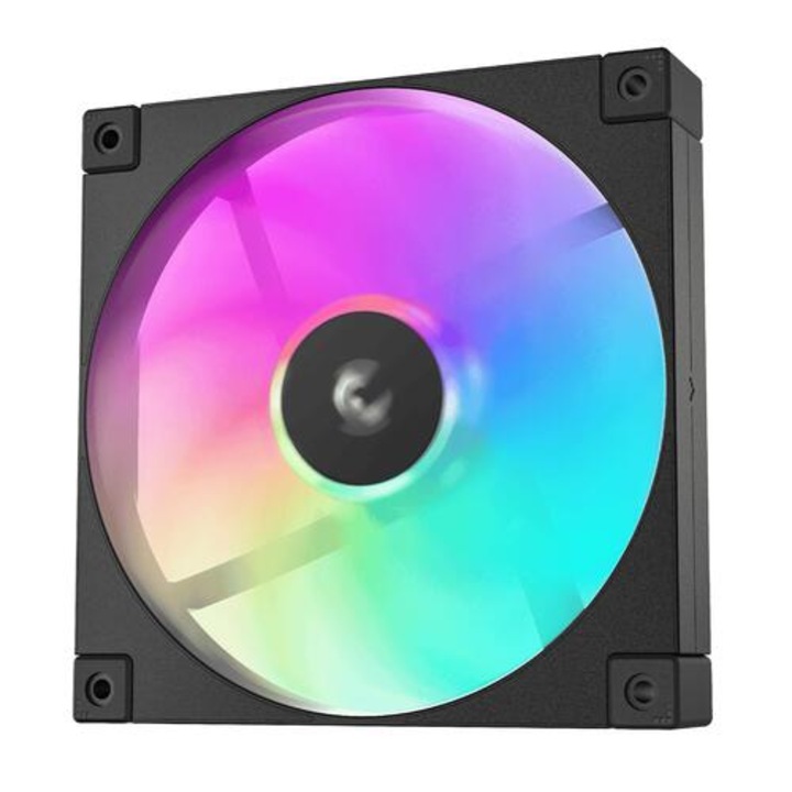 Вентилатор, DeepCool FD14, ARGB, Fan 140mm, Черен цвят