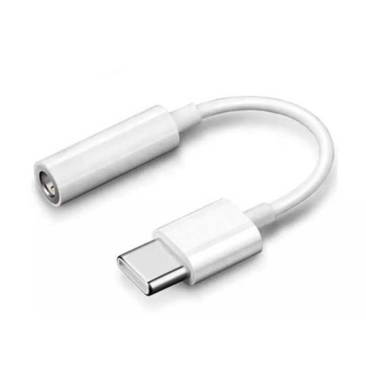 Adaptor Q ZJ1 Jack 3.5 mm Type-C, Alb