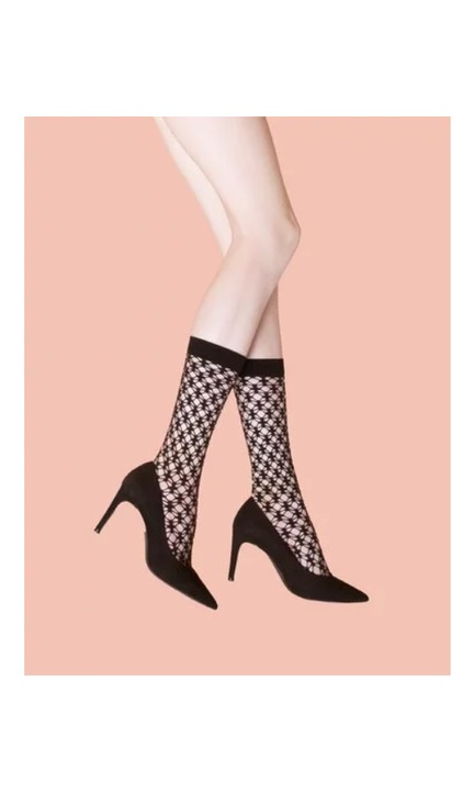 Sosete FIORE NOISE lungi cu plasa dubla medie