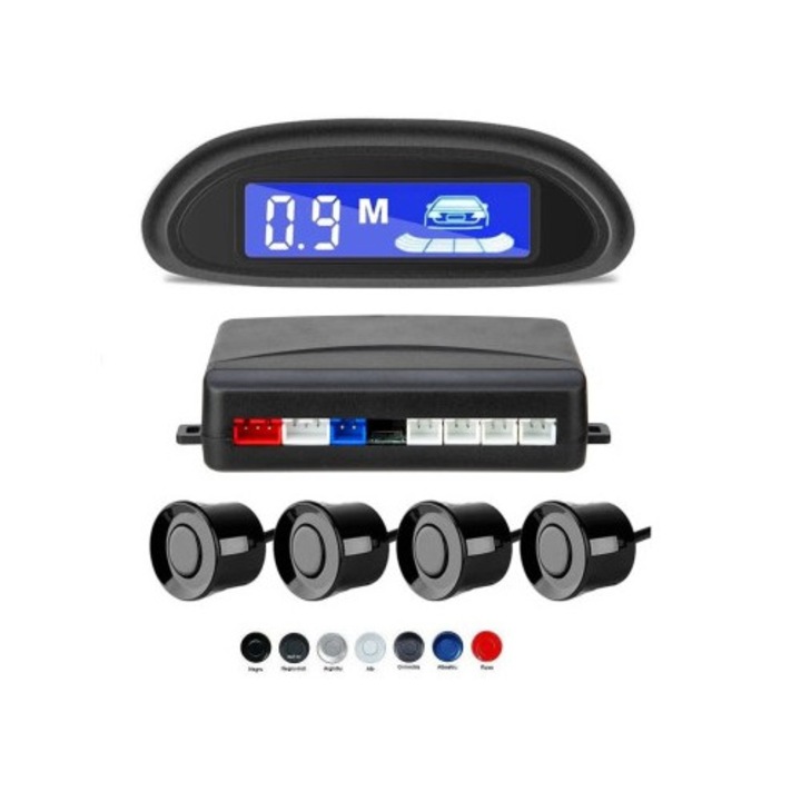 Senzori parcare Xenon Bright de 16.5mm cu display LED cu afisare individuala pe fiecare senzor