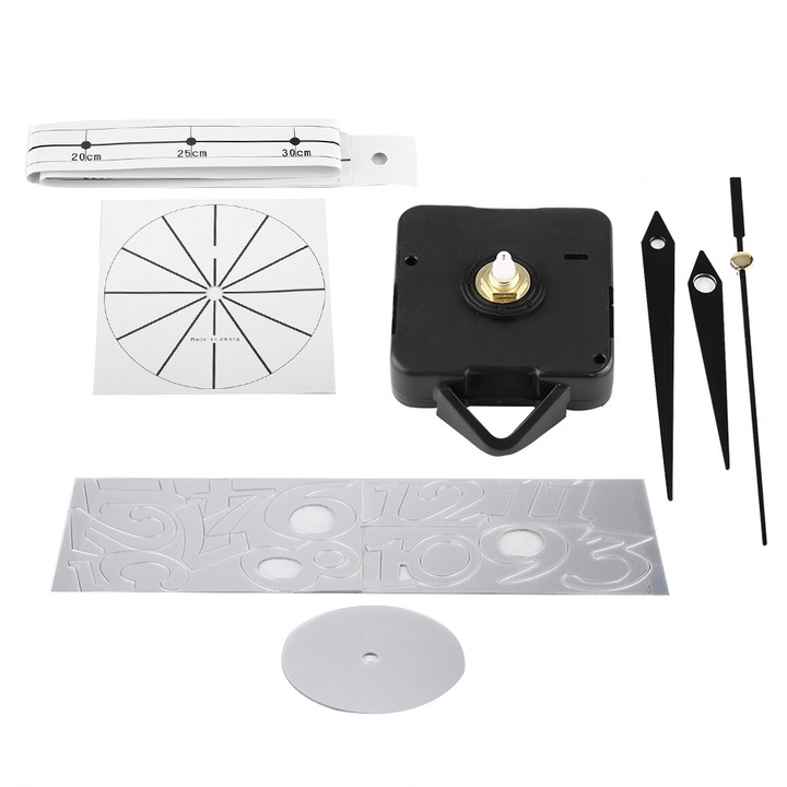 Jormftte 3D dekoratív óra, modern design, nem ketyegő, tükör, DIY szerelés, nappaliba vagy irodába