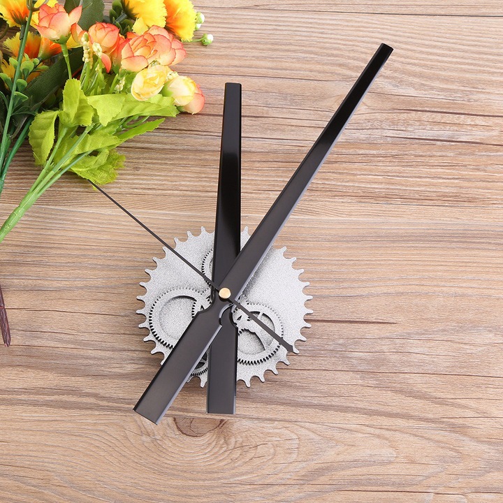 Jormftte dekoratív falióra, egyszerű design, minőségi mechanizmus, ezüst, 30x30cm