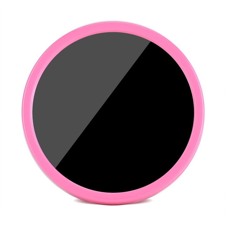 Jormftte dekoratív óra, tükrös asztali óra, ébresztő, éjszakai fény, piros, kis méret