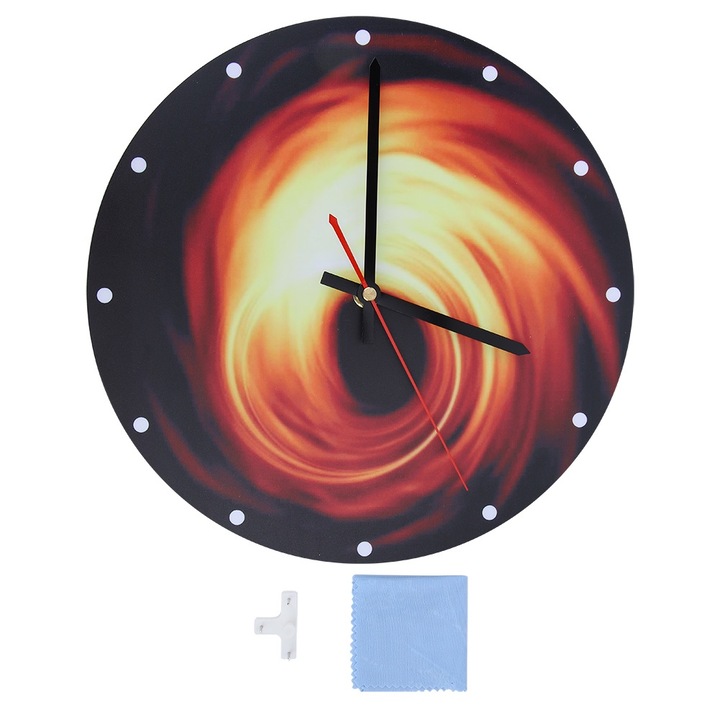 Jormftte dekoratív óra, modern design, csendes, beltéri, 30x30cm