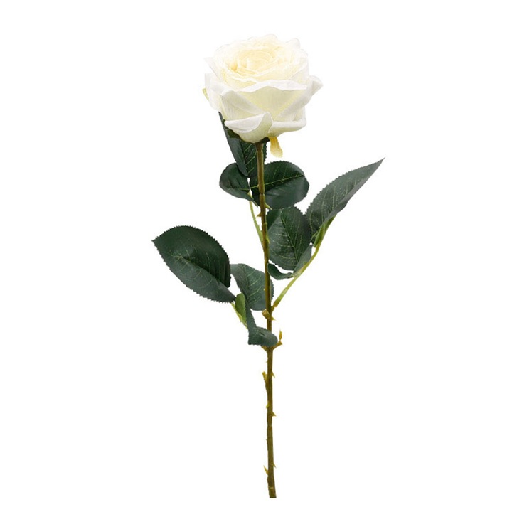 Műrózsák, Jormftte, valósághű megjelenés, deformációálló, fehér, szett