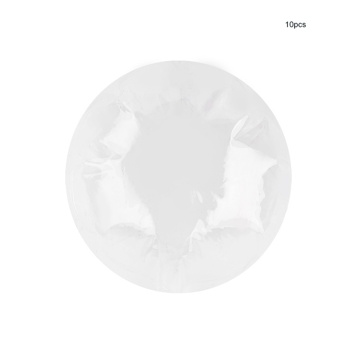 10 db színes LED lufi szett 18"-os, átlátszó, partira