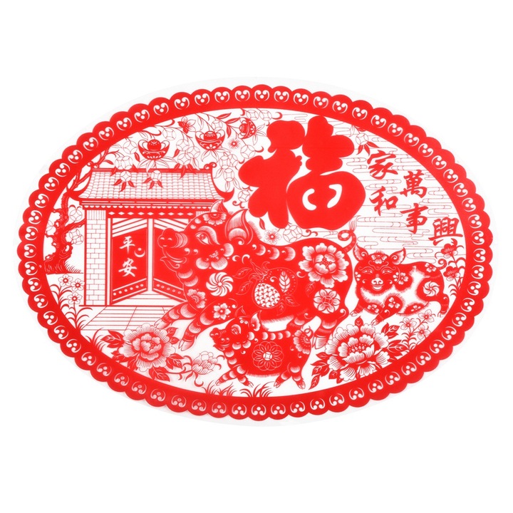 Jormftte díszítő matrica, készlet, PVC, öntapadós, többszínű, 30x45cm