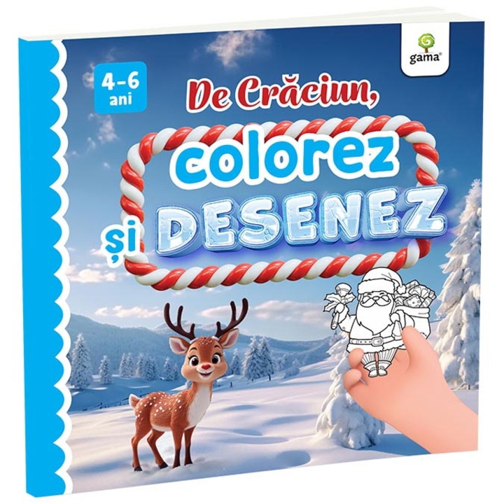 De Craciun, colorez și DESENEZ