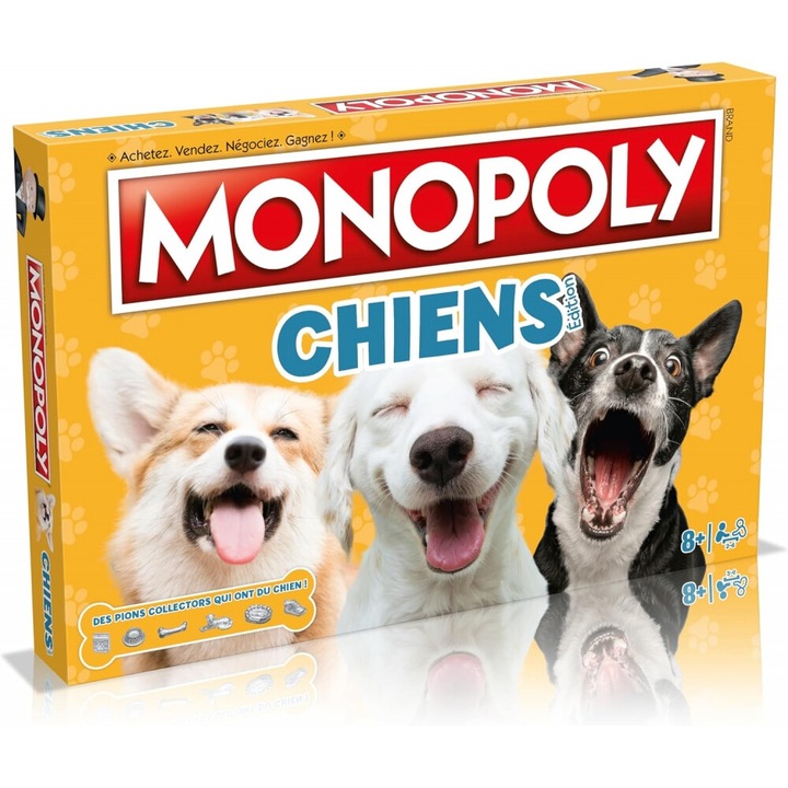 Társasjáték, Nyerő lépések, Monopoly, Kutyák